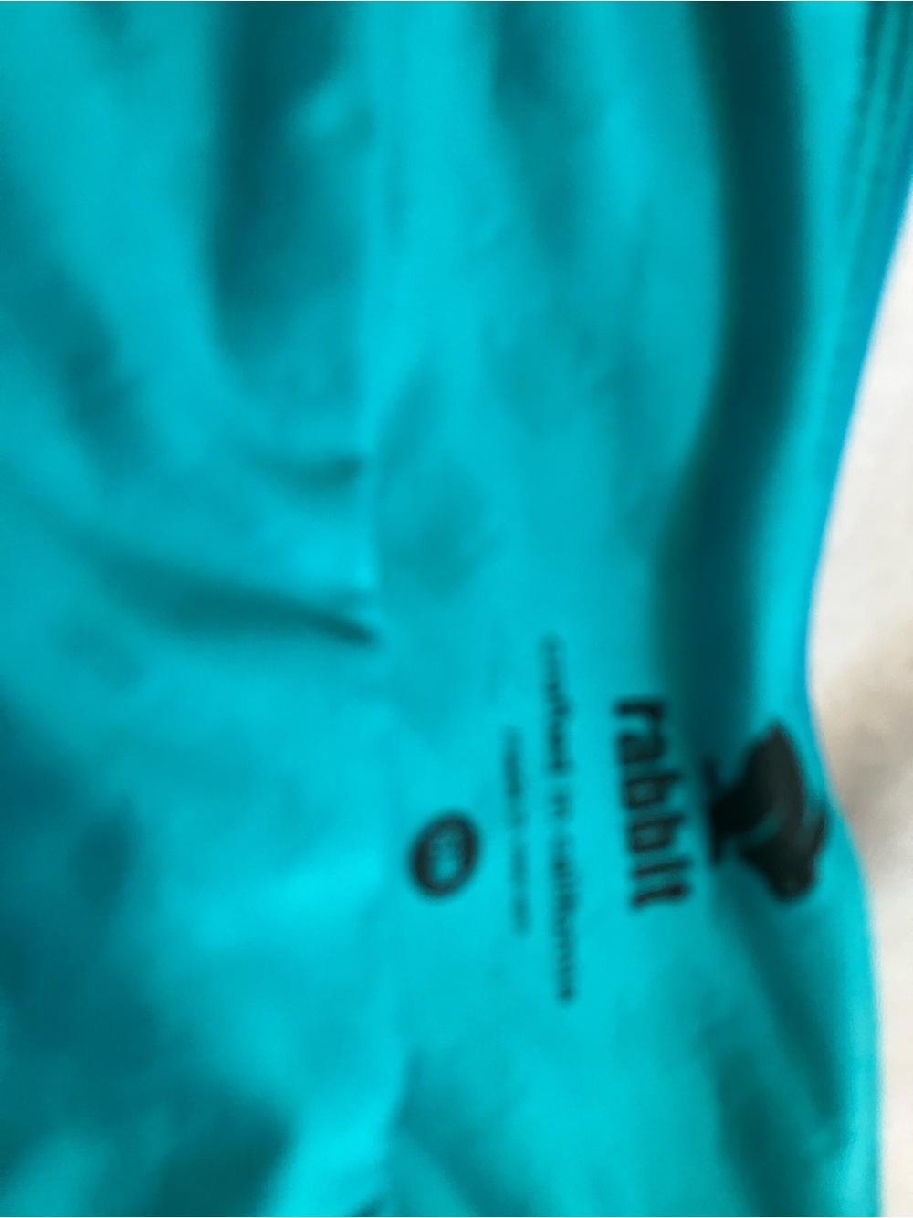 Athletic Women's Shorts - Teal Floral Print - Picture 2 of 4